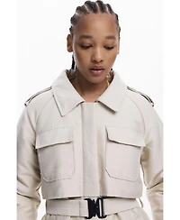 Desigual Women's Light long padded jacket