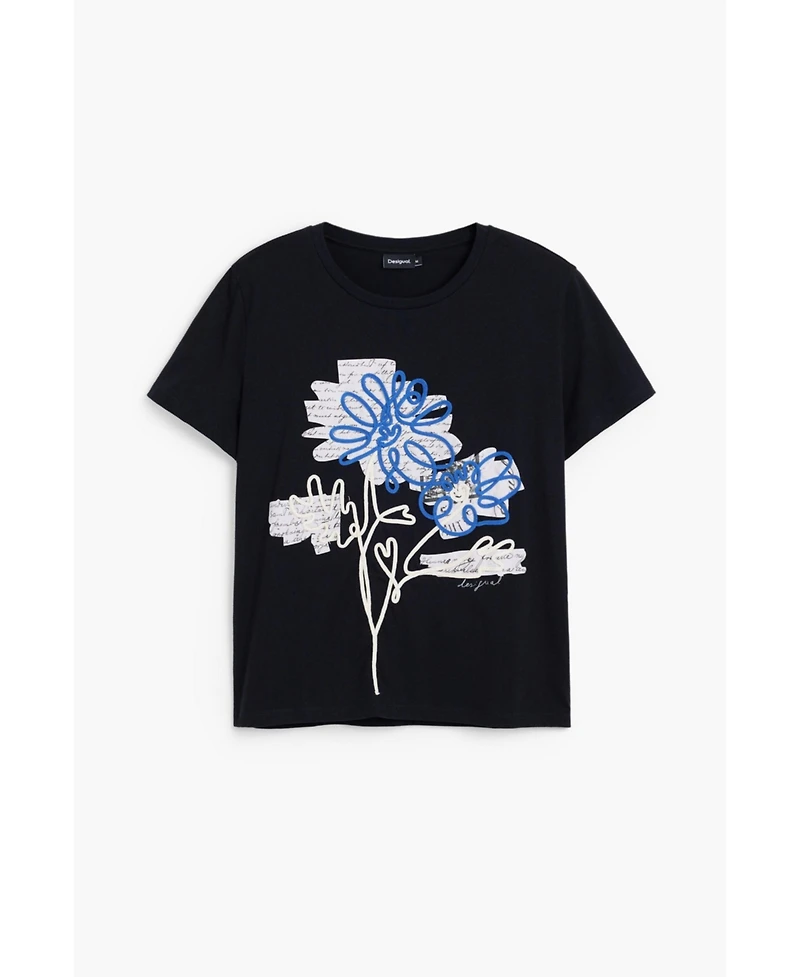 Desigual Women's Floral lace T-shirt