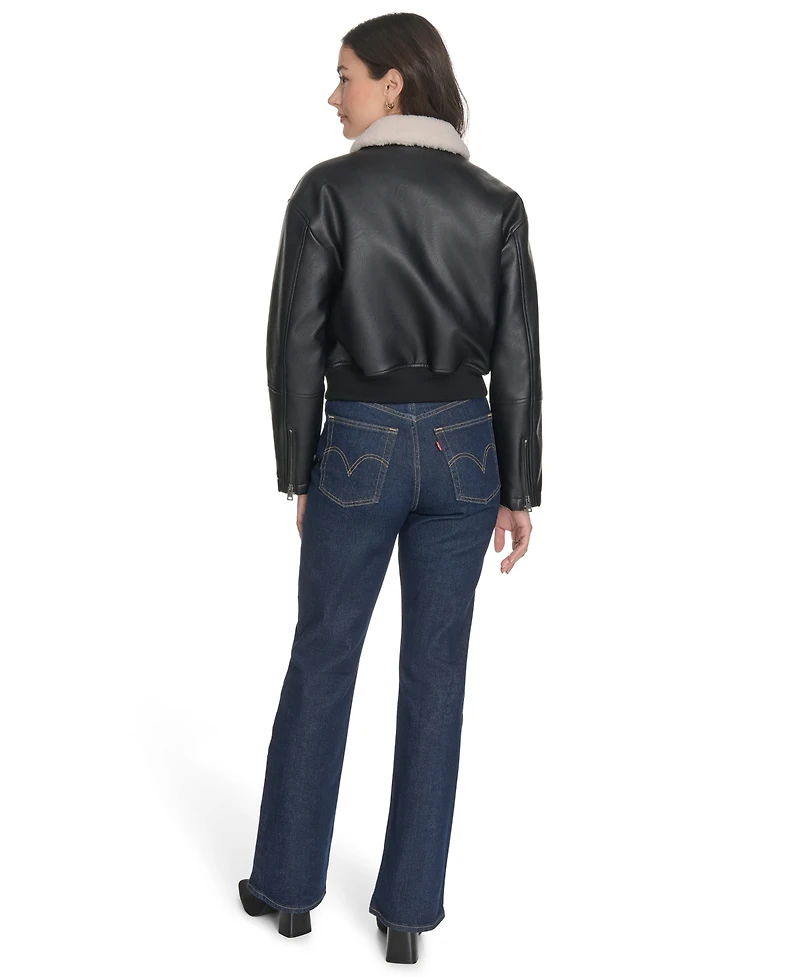 Levi's Women's Sherpa Collar Bomber Jacket
