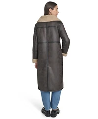 Levi's Women's Fx Shearling Funnel Coat