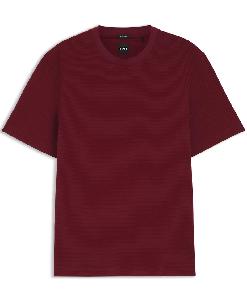 Boss by Hugo Men's Mercerised-Cotton T-Shirt