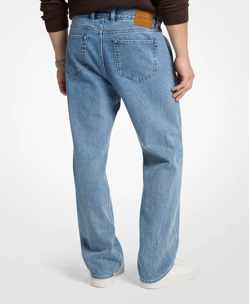 Michael Kors Men's Finn Stretch Straight Jeans