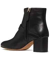 kate spade new york Women's Decorative Flower Block Heel Ankle Booties