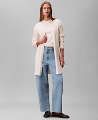 Calvin Klein Women's Long Sleeve Duster Cardigan Sweater