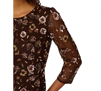 Adrianna Papell Women's Beaded Maxi Dress