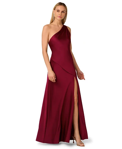Adrianna Women's Stretch One-Shoulder Dress