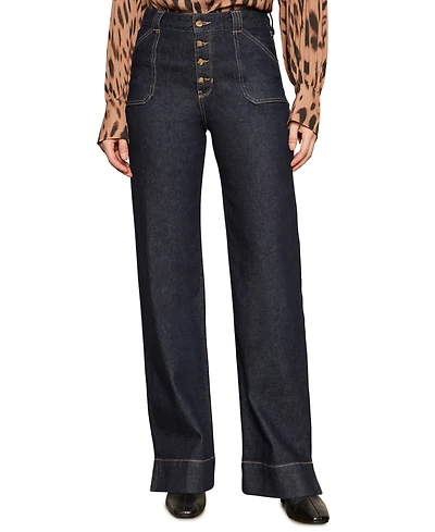 Sanctuary Women's Ekara Wide-Leg Slim Jeans