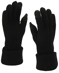 Coach Women's Embossed C Knit Gloves