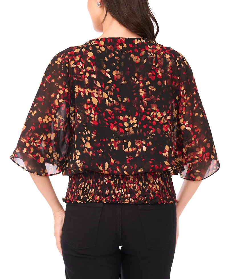 Sam & Jess Women's Smocked-Waist Top