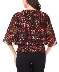 Sam & Jess Women's Smocked-Waist Top