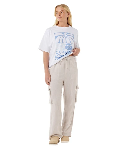 Rip Curl Women's Oceanic Textured Relaxed Fit Pants