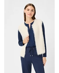 Olsen Faux Fur Vest