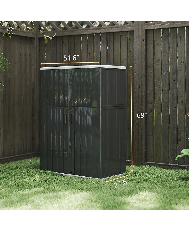 69" H X 52" W 28" D Storage Cabinet