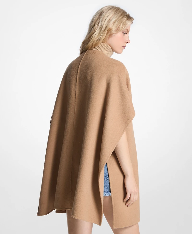 Michael Kors Women's Double-Faced Sleeveless Long Cape