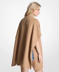 Michael Kors Women's Double-Faced Sleeveless Long Cape
