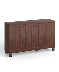 Volenca 3-Door Buffet Sideboard with Adjustable Shelves and Anti-Tipping Kits