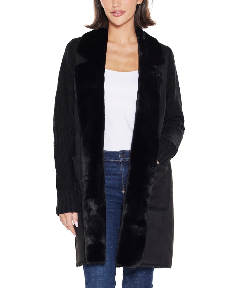 Belldini Women's Black Label Cardigan Sweater