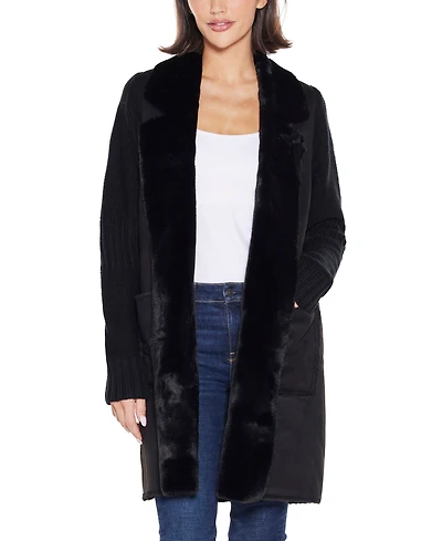 Belldini Women's Black Label Cardigan Sweater