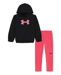 Under Armour Little Girls 2T-6X Rib Velour Tunic Set
