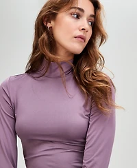And Now This Women's Mock-Neck Jersey Long-Sleeve Top, Macy's Exclusive