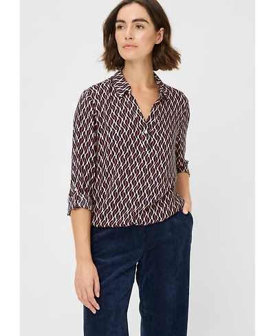 Olsen Printed Tunic Blouse