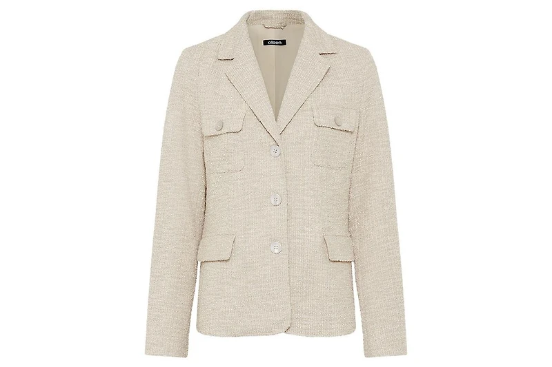 Olsen Women's Sparkly Tweed Blazer