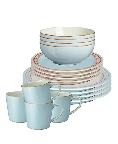 Denby Heritage Pavilion 16 Pc. Dinnerware Set, Service for 4