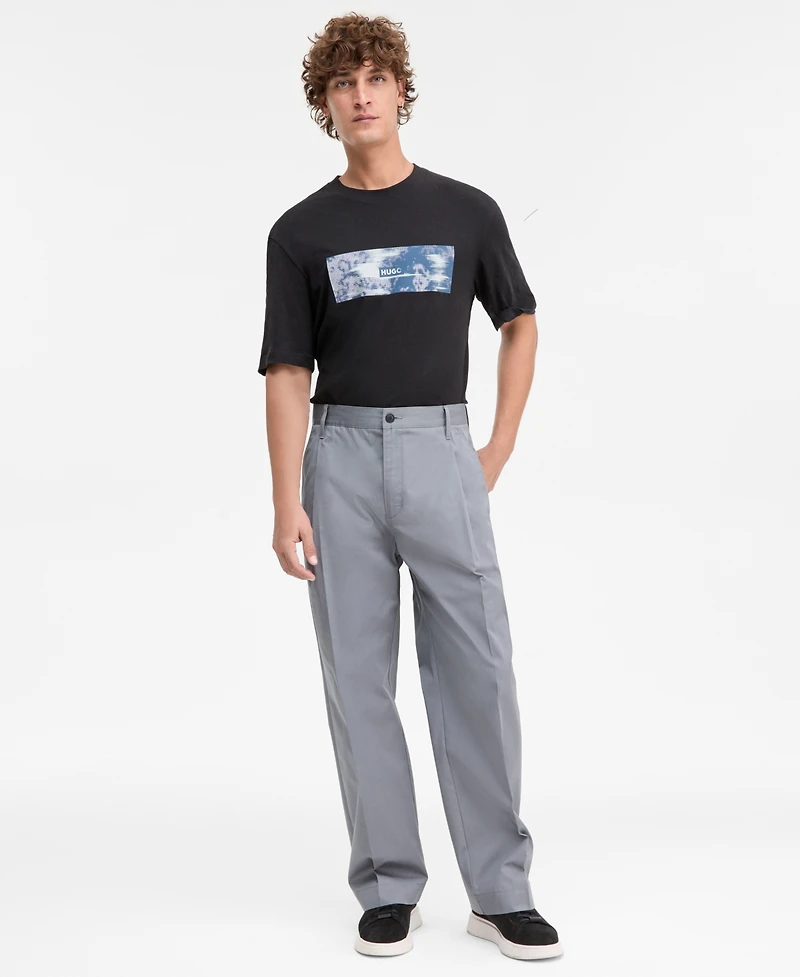 Hugo Boss Roy Regular Fit Pleated Trousers
