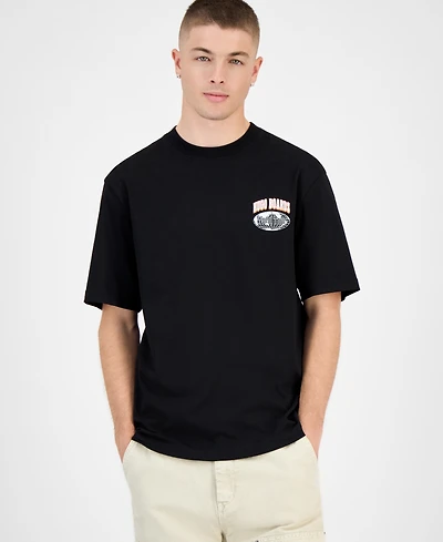 Hugo Boss Men's Nartupix Logo Graphic Crewneck T-Shirt
