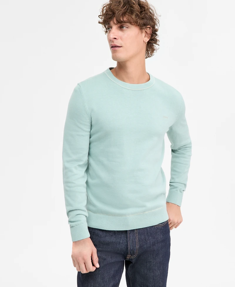 Hugo Boss Men's San Cassius Crewneck Long-Sleeve Sweater