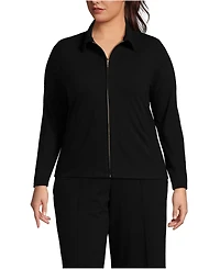 Lands' End Plus Long Sleeve Starfish Jacket
