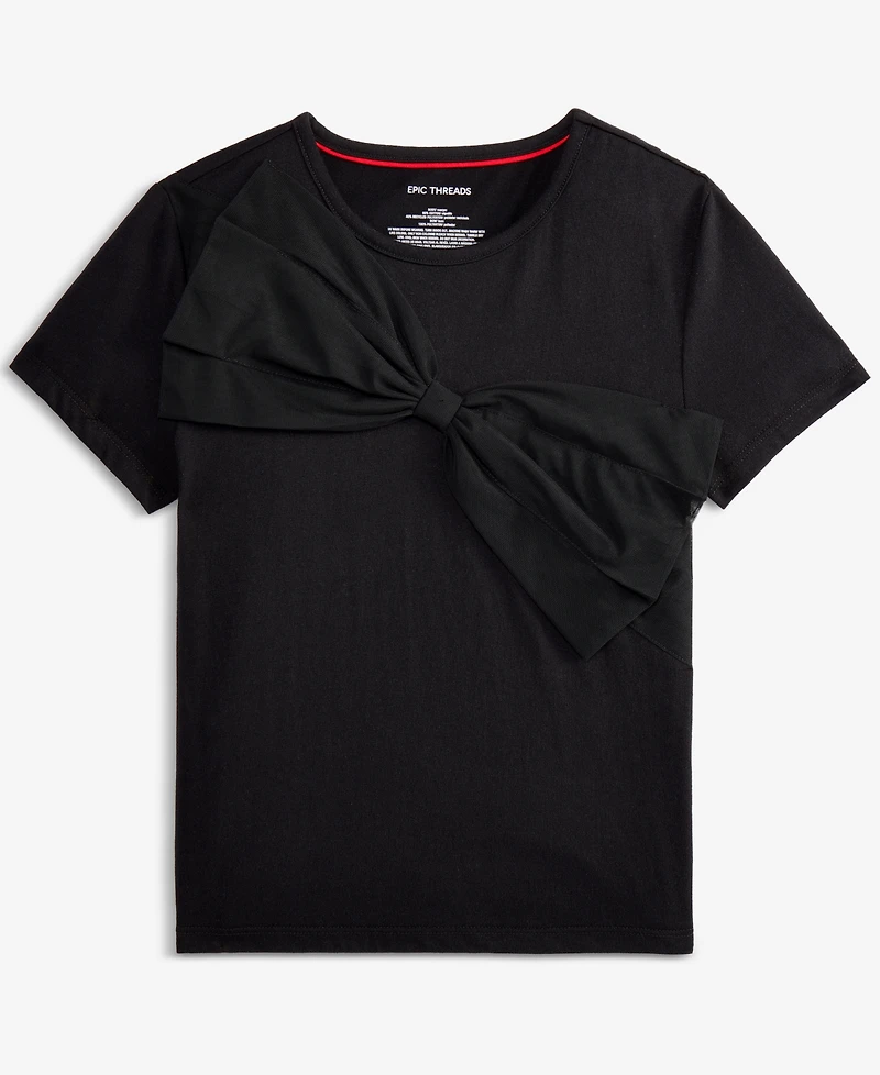 Epic Threads Girls 5-20 Bow Applique Detail Top, Macy's Exclusive