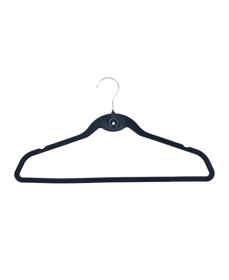 Trio Essentials 20PK Heavy Duty Velvet Hangers with Cascade Hook