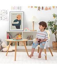 Gymax Baby 4-in-1 Convertible High Chair Feeding Chair w/Adjustable Tray