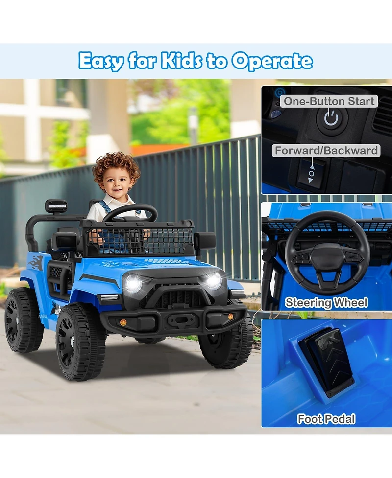 12V Kids Ride on Truck Car Battery Powered Electric Vehicle