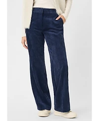 Olsen Women's Anna Fit Wide Leg Cord Trouser