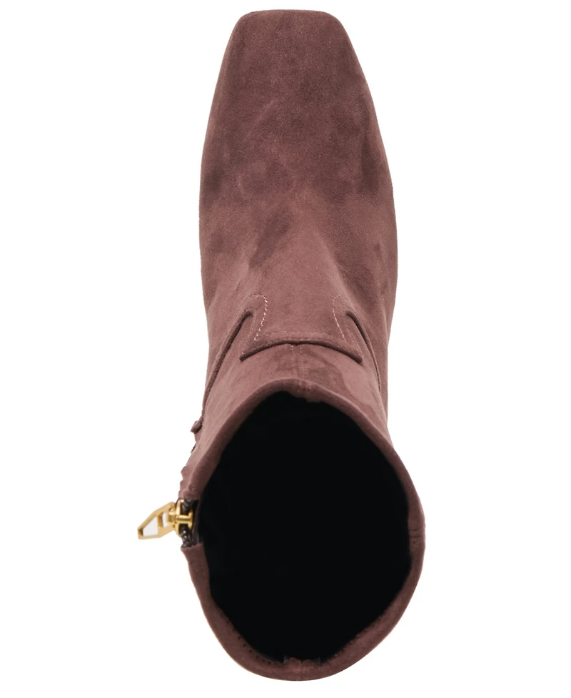 Dolce Vita Women's Roan Square-Toe Pull-On Stretch Dress Booties