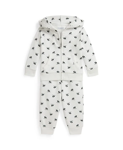 Polo Ralph Lauren Baby Boys 2-Piece Long Sleeve Hoodie and Pants Set