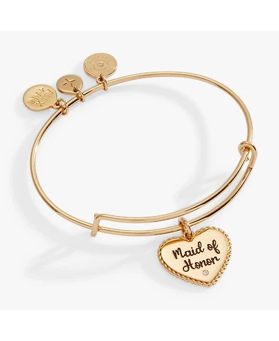 Maid Of Honor Heart Bangle Bracelet