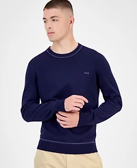 Hugo Boss Men's San Cassius Logo Crewneck Sweater