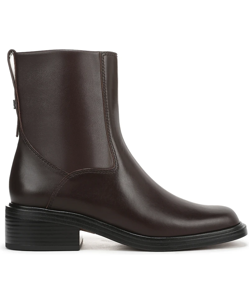 Franco Sarto Women's Gracely Block Heel Zip Short Boots