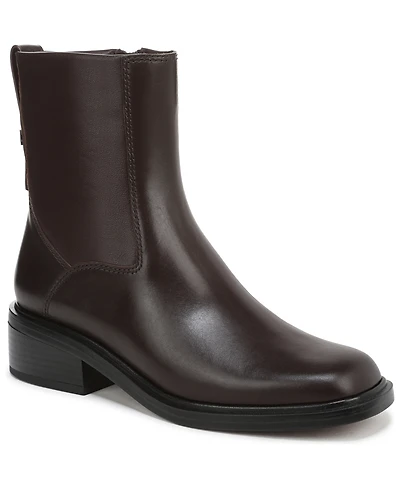Franco Sarto Women's Gracely Block Heel Zip Short Boots