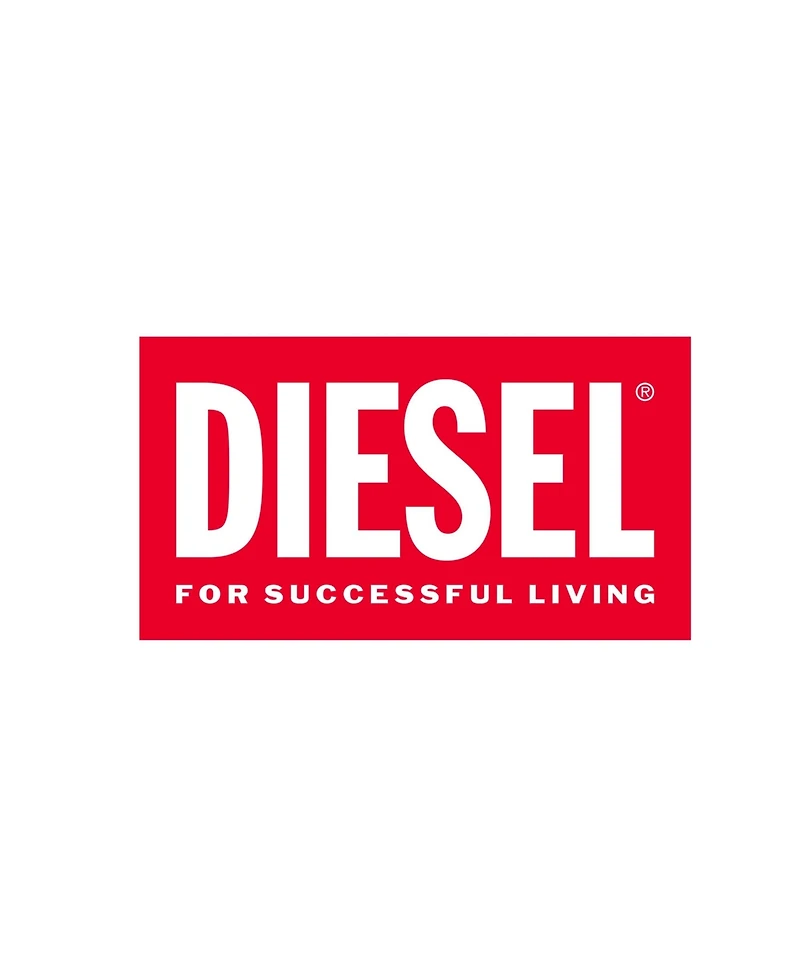 Diesel Unisex Diesel Gold-Tone Stainless Steel Hoop Earring