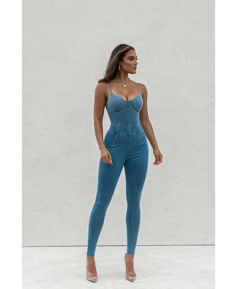 Jluxlabel Women's Alice High Waisted Jeans