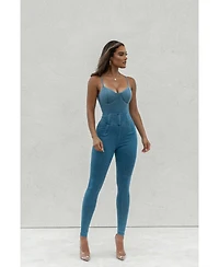 Jluxlabel Women's Alice High Waisted Jeans