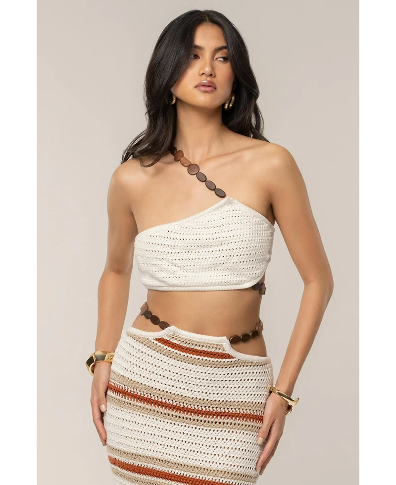 Jluxlabel Women's Isla Crochet Skirt Set