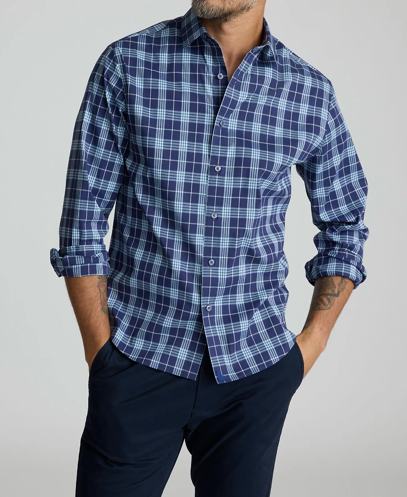 UNTUCKit Men's Slim Fit Wrinkle-Free Lancaster Button Up Shirt