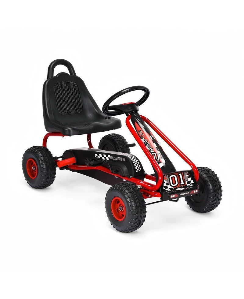 Kids Pedal Go Kart Ride On Toy Racer Car