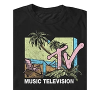 Fifth Sun Men's Mtv Crewneck Short Sleeve T-Shirt