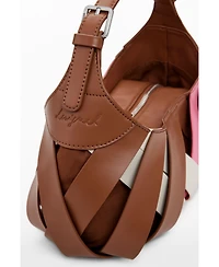 Desigual Women's Medium braided faux leather bag